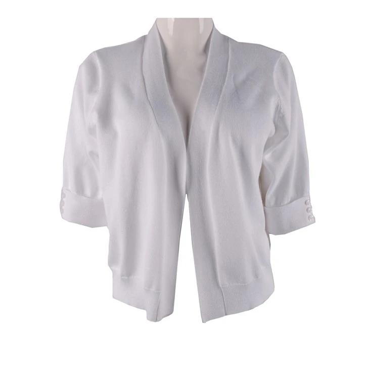 Short Sleeve Cardigan Lady Sweater